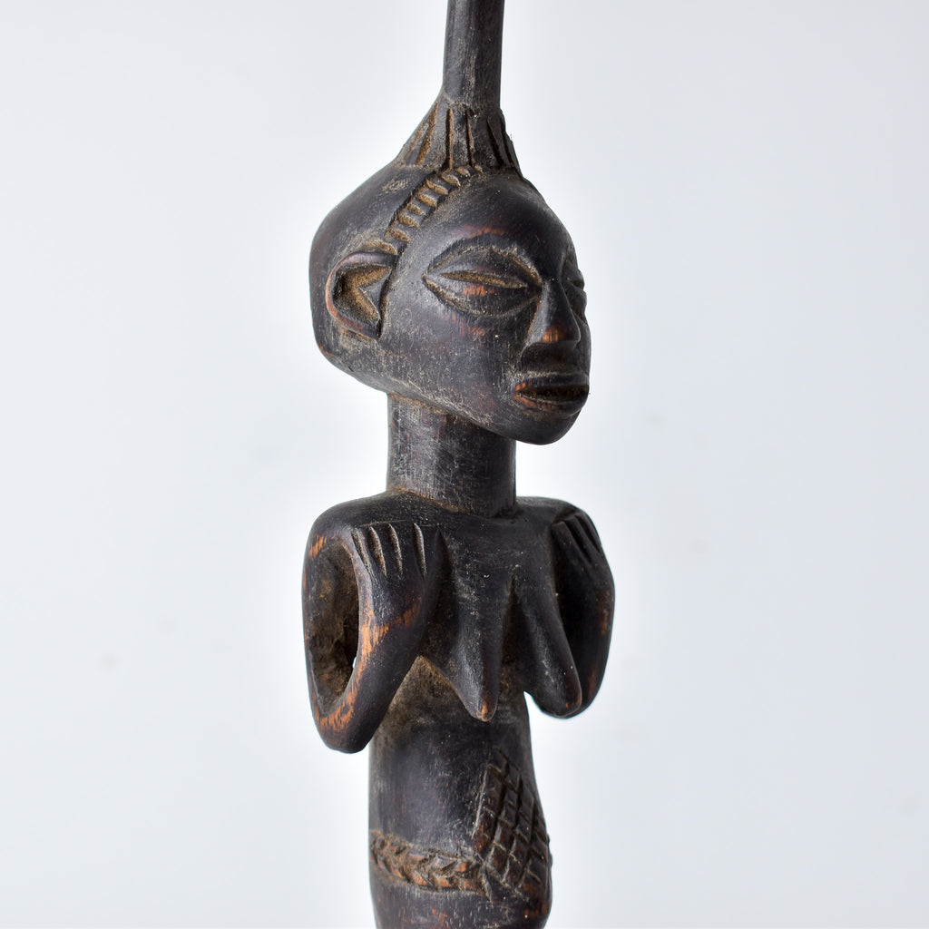 Luba Pipe with Female Figure Congo
