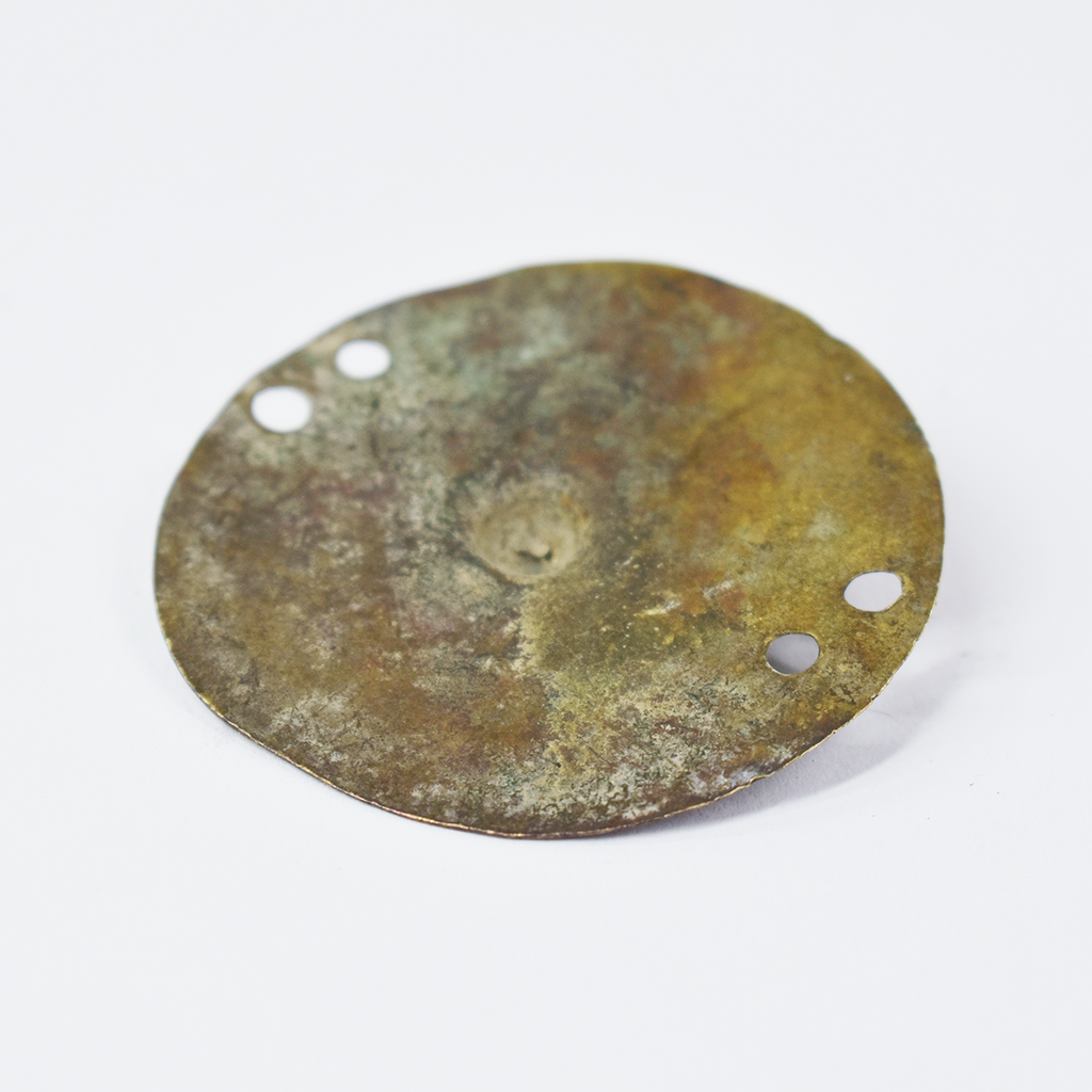 Brass Ethiopian Shield Pendant