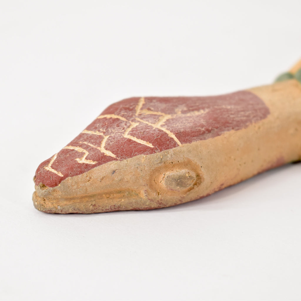 Clay Serpent Pipe Guatemala