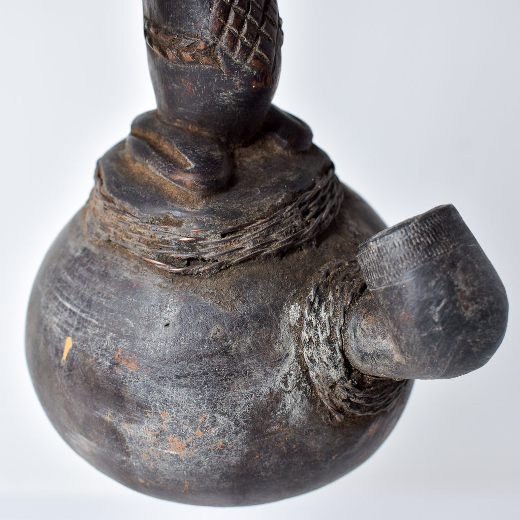 Luba Pipe with Female Figure Congo