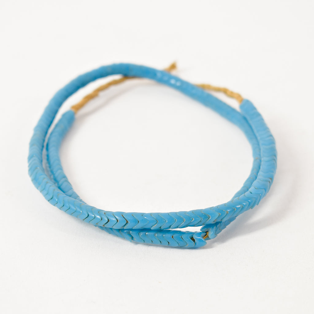 Snake Interlocking Blue Trade Beads
