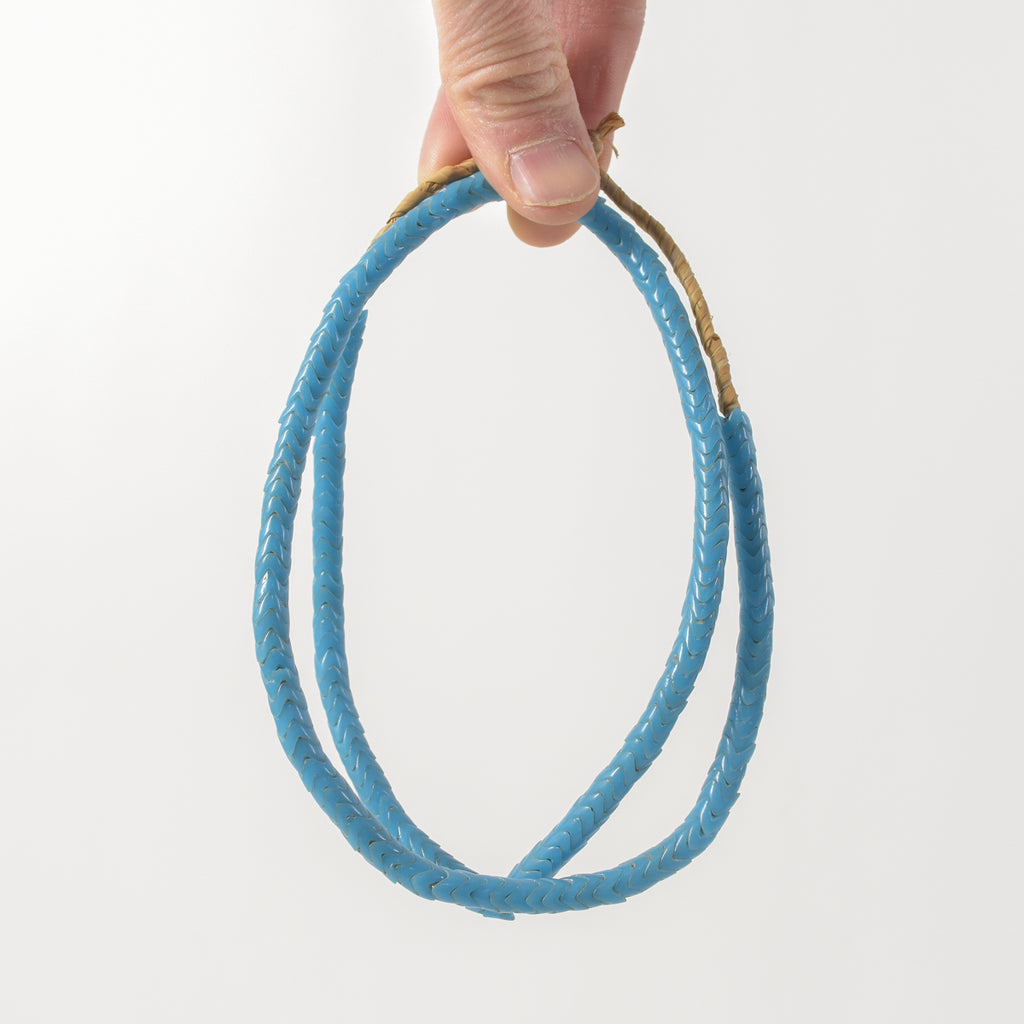 Snake Interlocking Blue Trade Beads