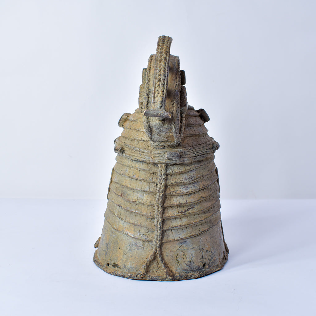 Benin Bronze Portrait Figure Nigeria