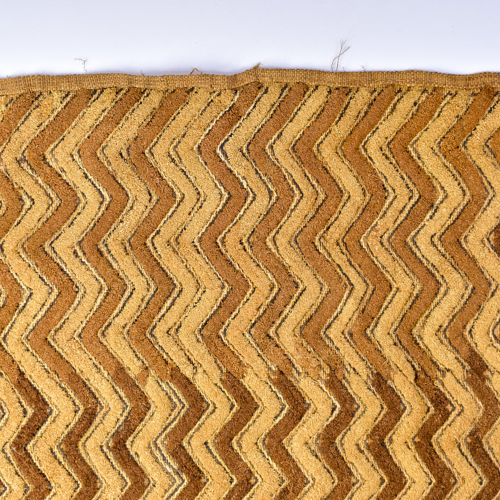 Kuba Raffia Square Textile Congo 27x22 Inch