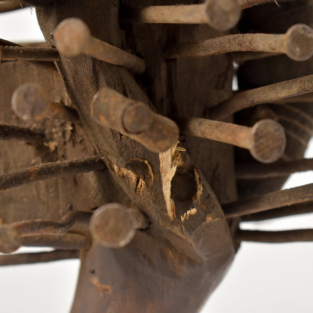 Bakongo Nkisi Power Nail Fetish Figure Congo