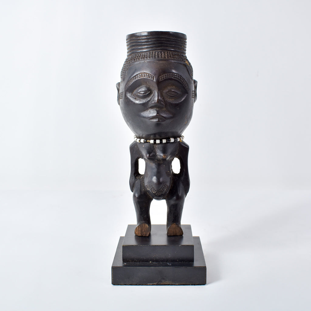 Kuba Figural Cup on Custom Base Congo