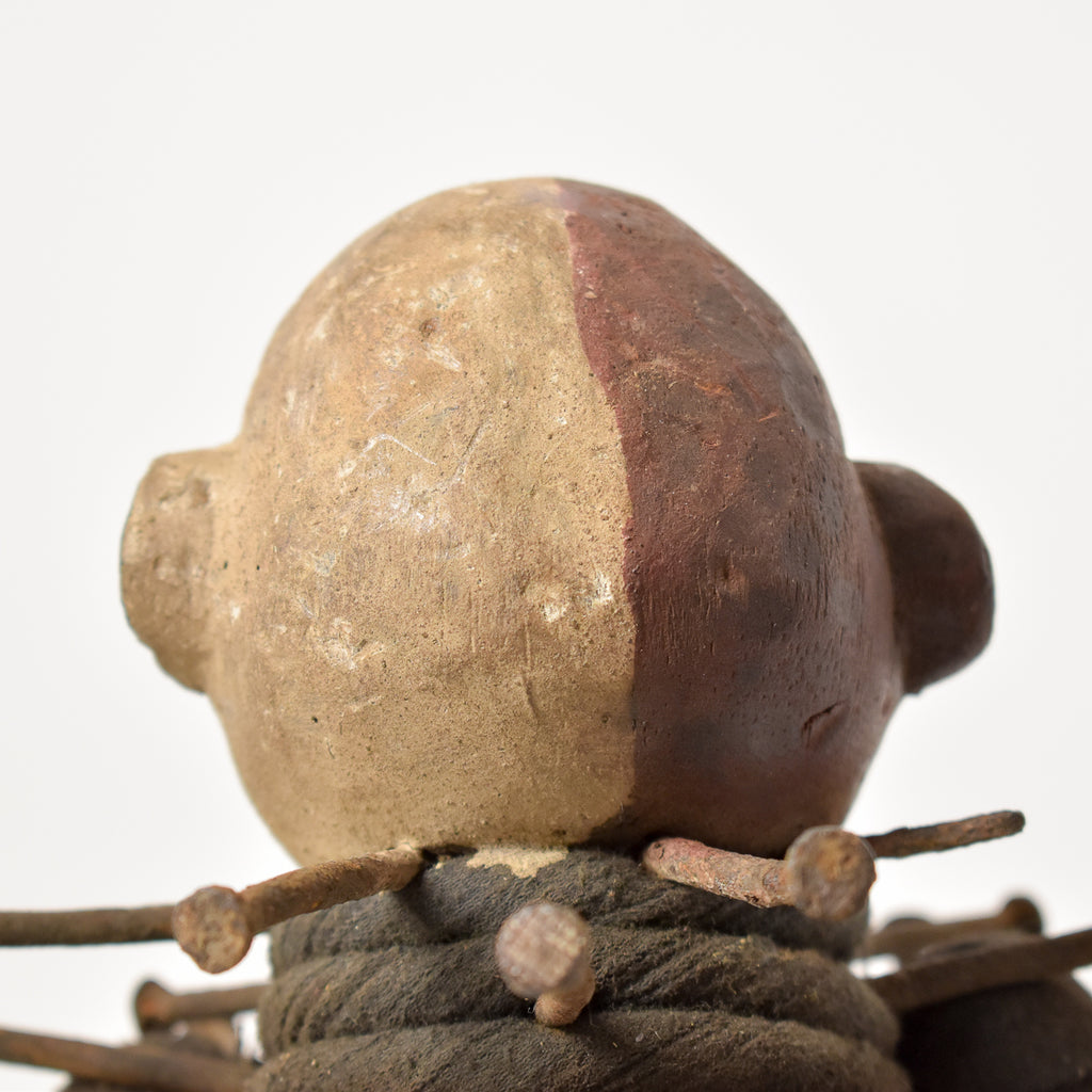 Bakongo Nkisi Power Nail Fetish Figure Congo