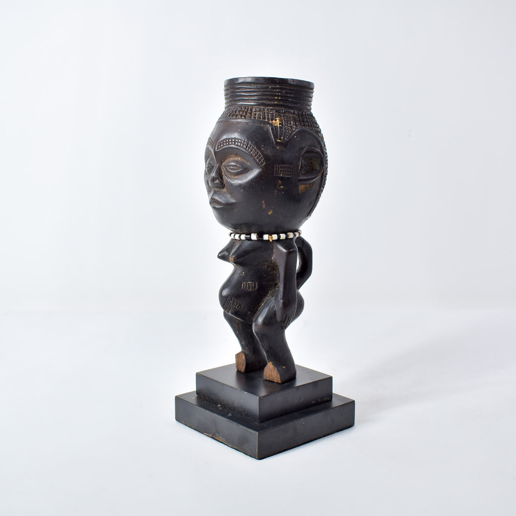 Kuba Figural Cup on Custom Base Congo