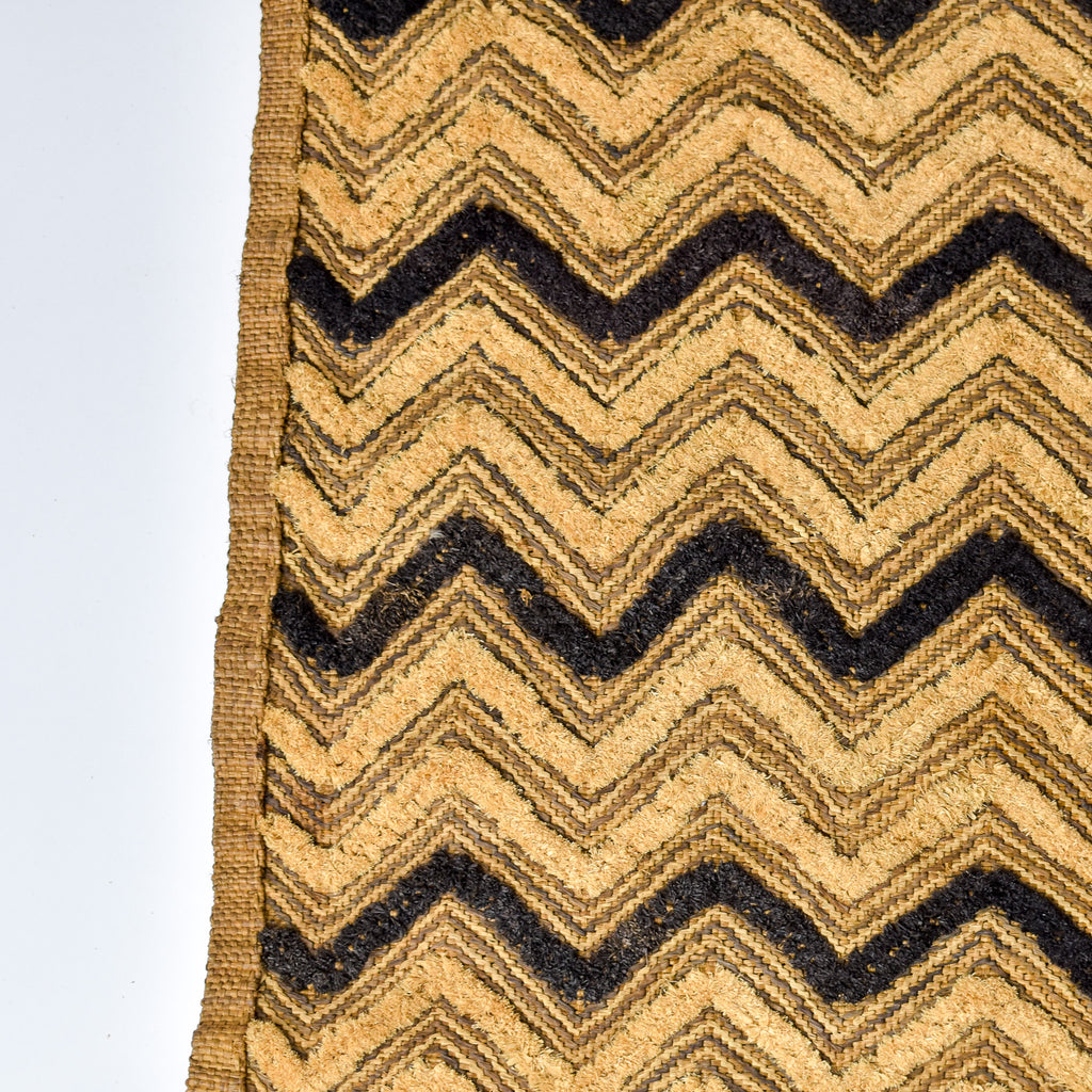 Kuba Raffia Square Textile Congo 24x18 Inch