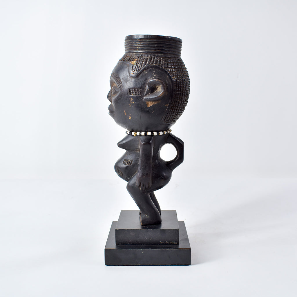 Kuba Figural Cup on Custom Base Congo