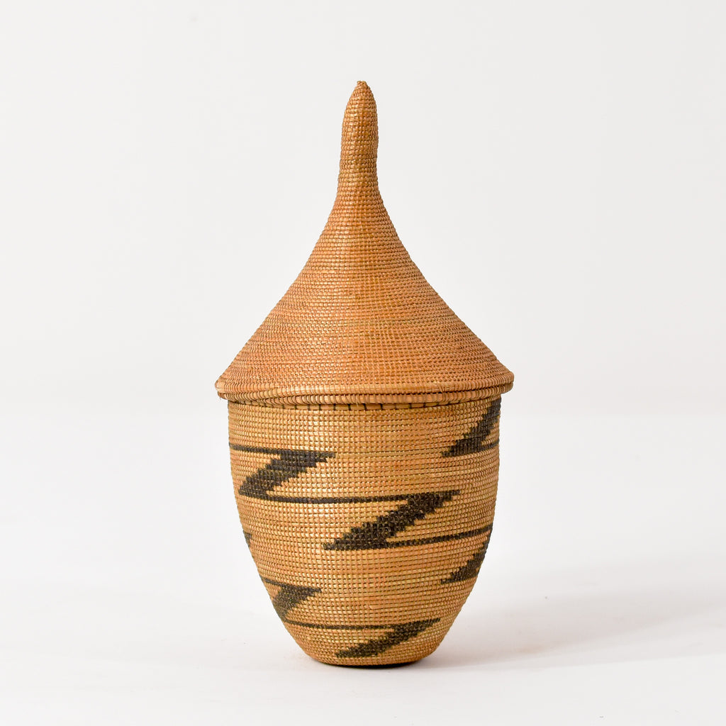 Tutsi Basket with Lid Rwanda