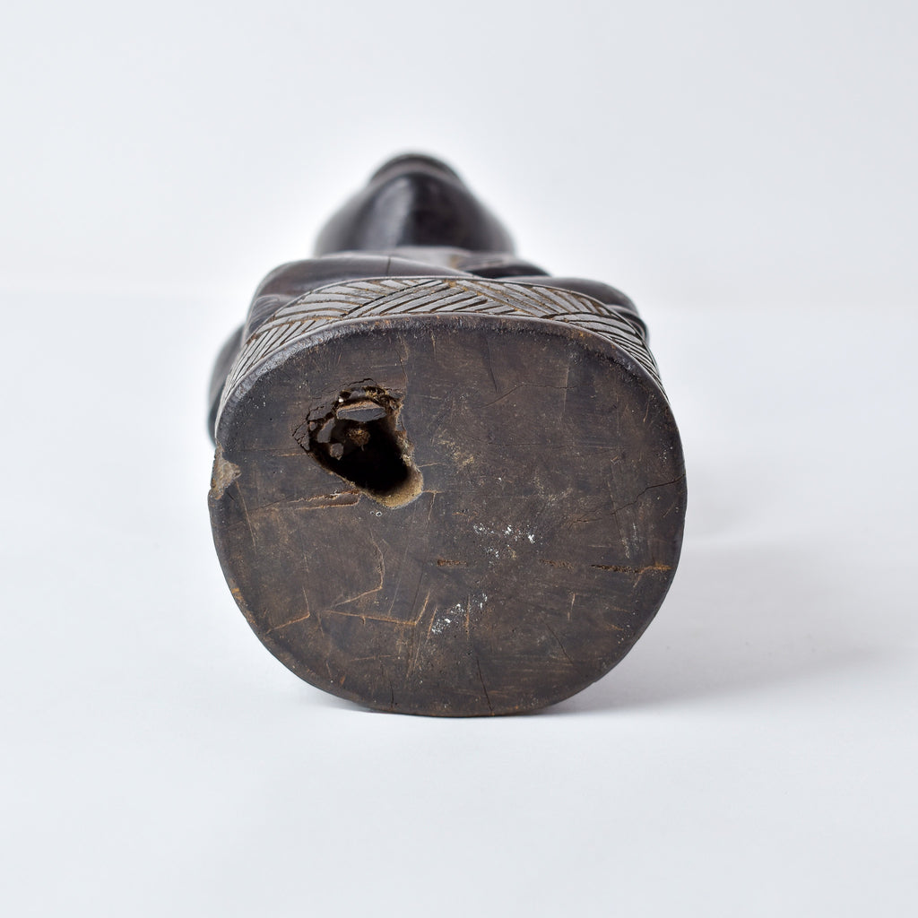 Baule Seated Wood Figure Côte d'Ivoire