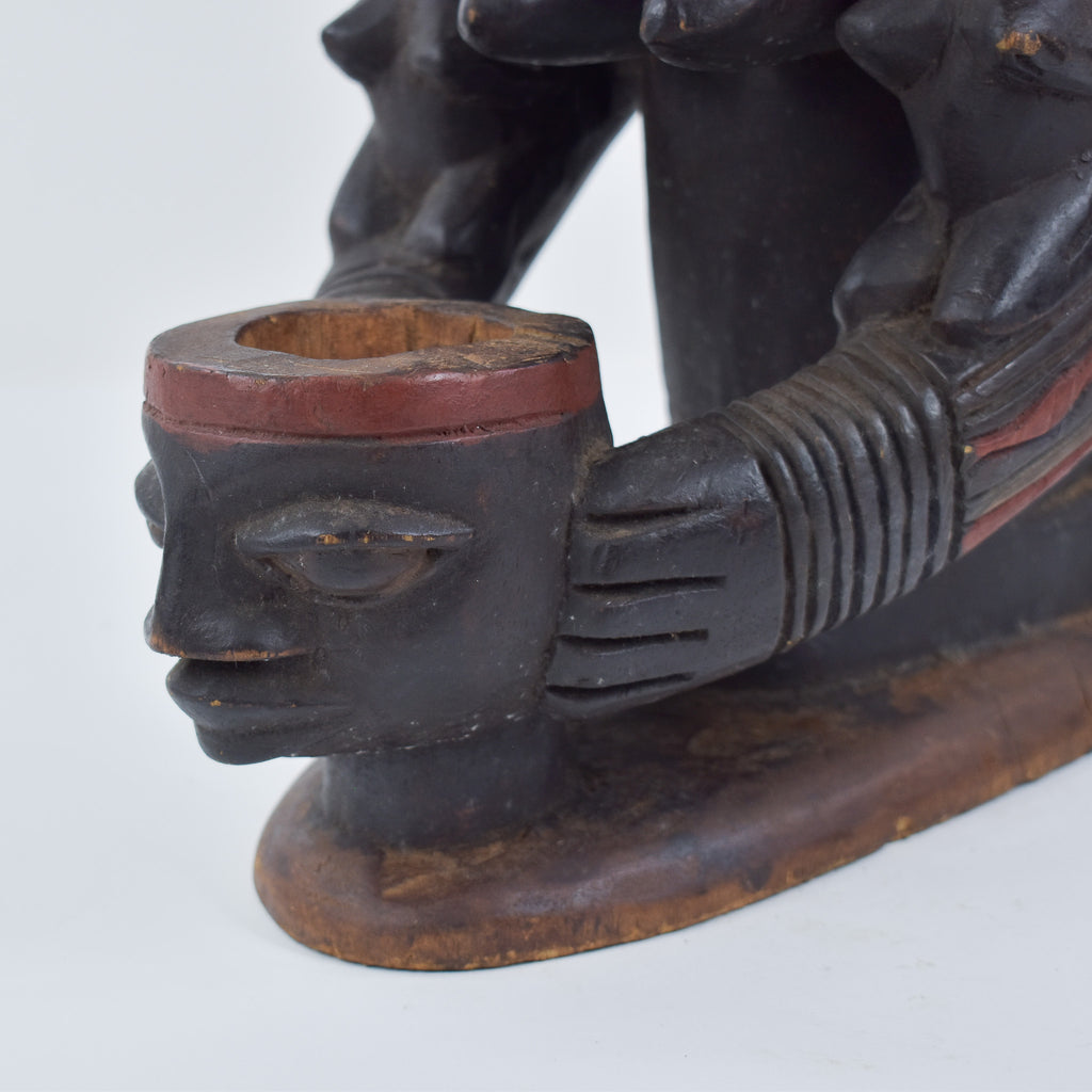 Yoruba Female Bowl Bearer Figure Nigeria