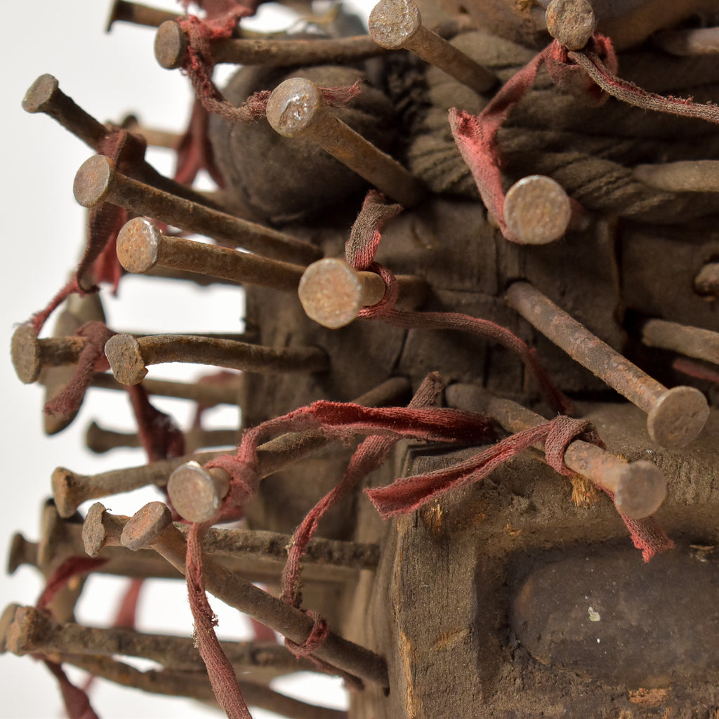 Bakongo Nkisi Power Nail Fetish Figure Congo