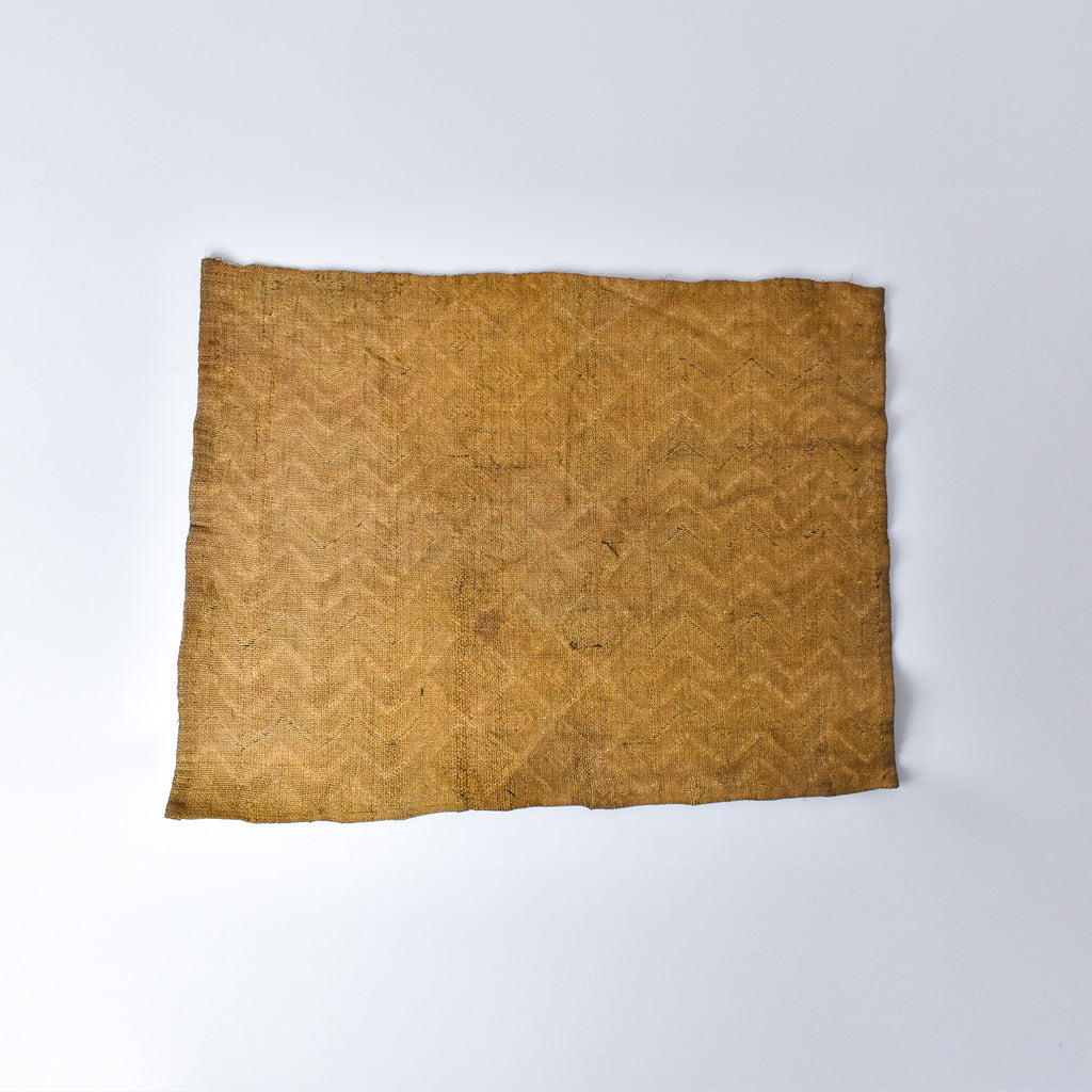 Kuba Raffia Square Textile Congo 24x18 Inch