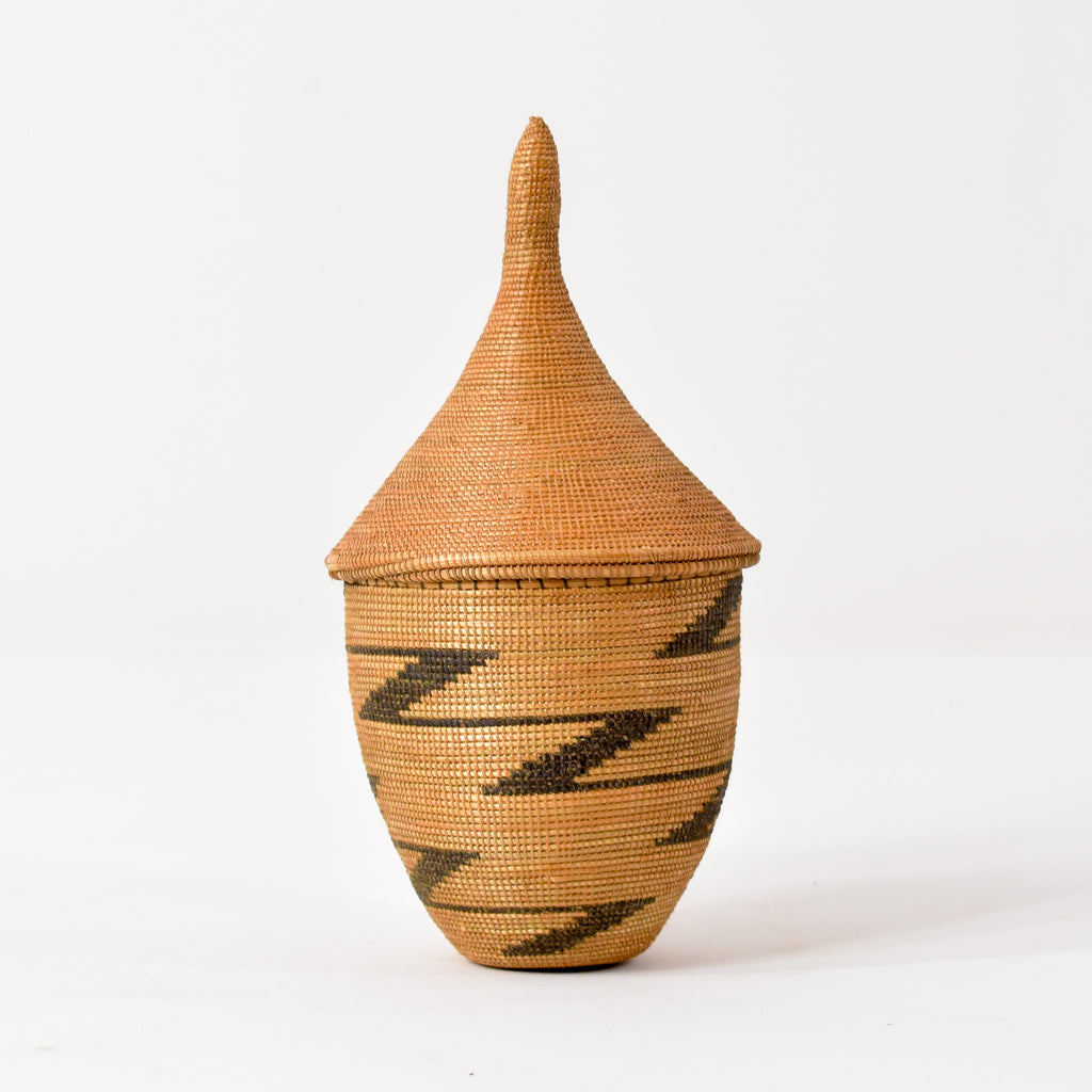 Tutsi Basket with Lid Rwanda