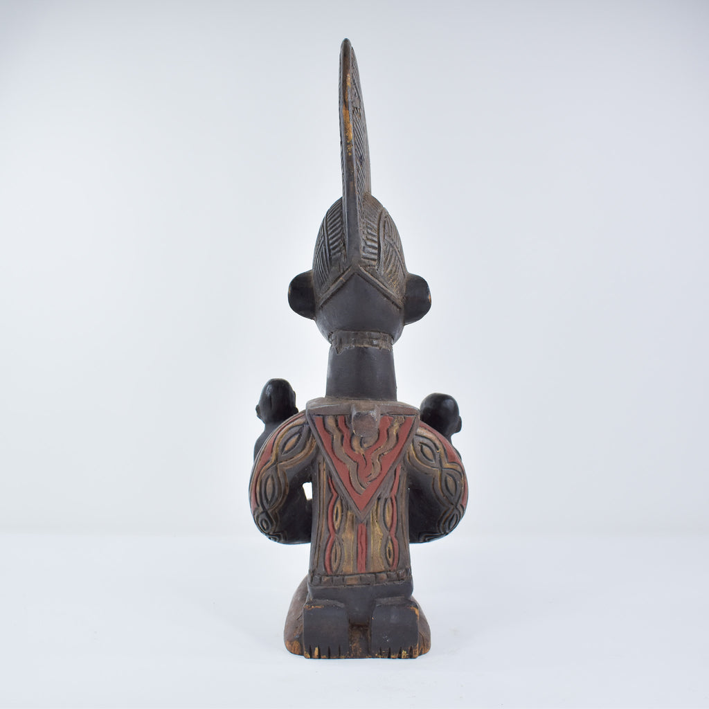 Yoruba Female Bowl Bearer Figure Nigeria