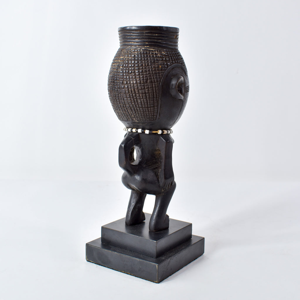 Kuba Figural Cup on Custom Base Congo