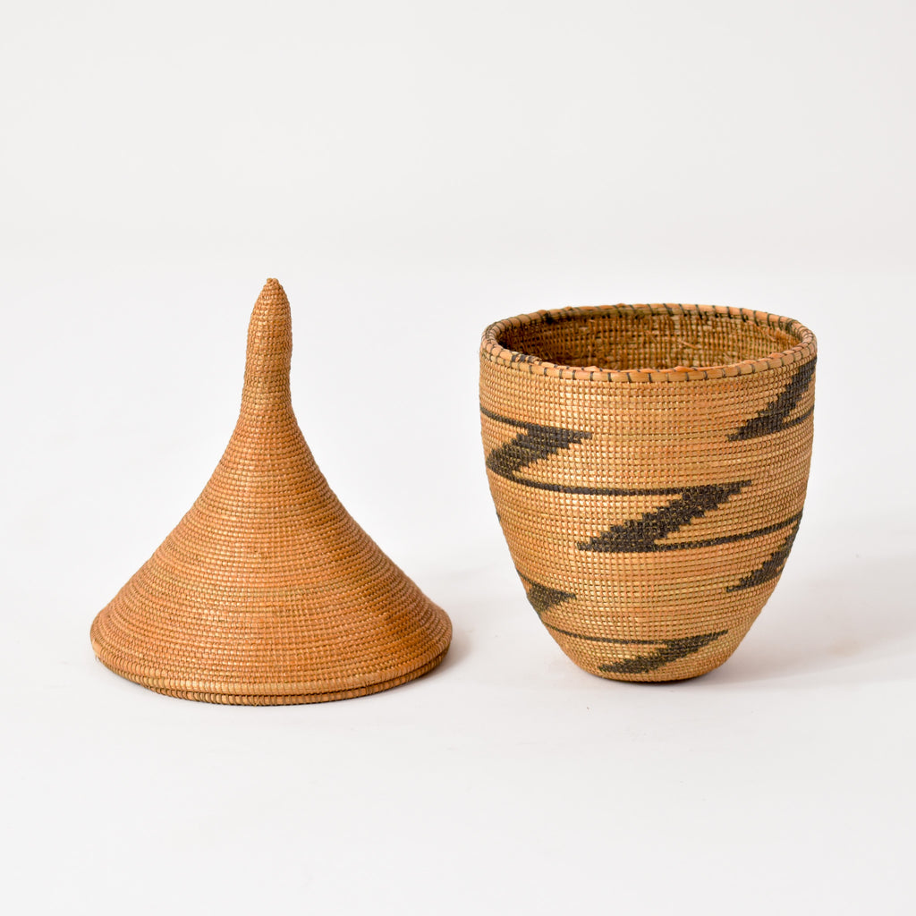 Tutsi Basket with Lid Rwanda