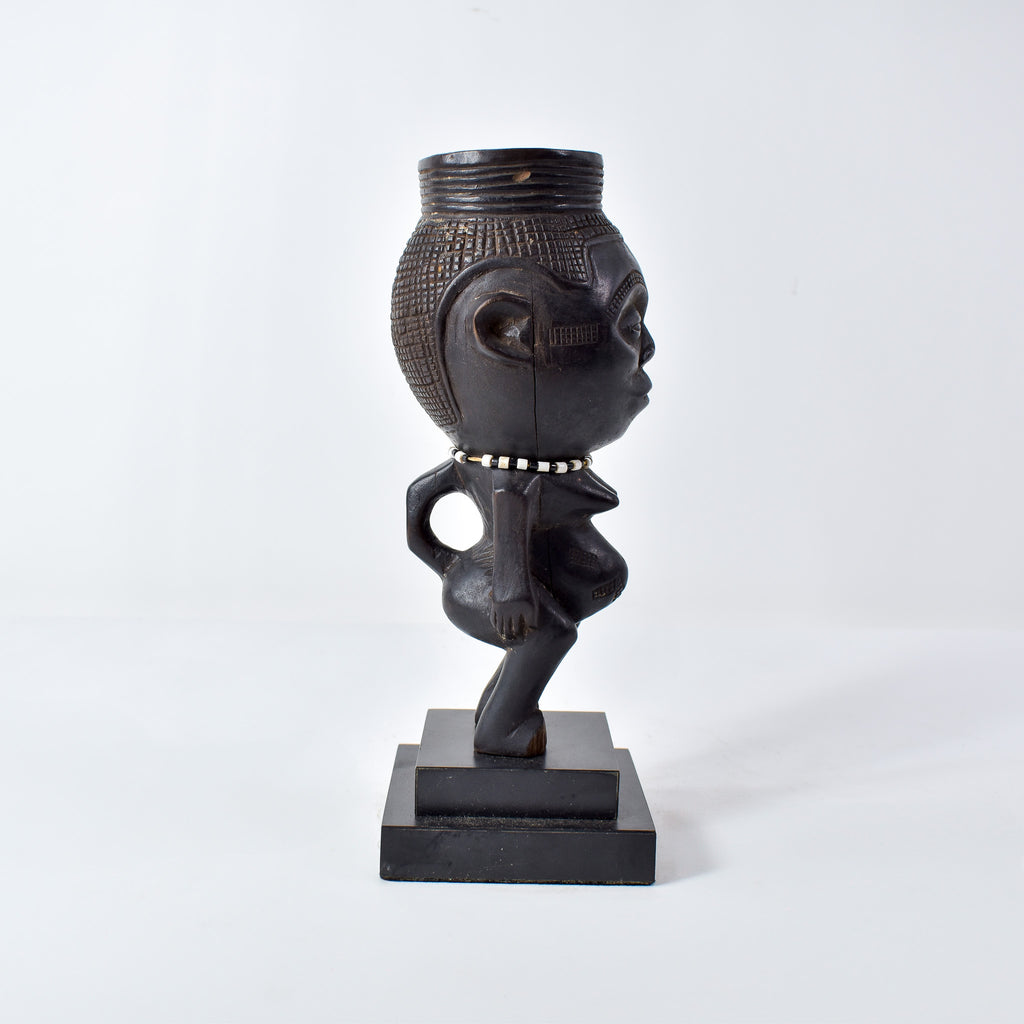 Kuba Figural Cup on Custom Base Congo