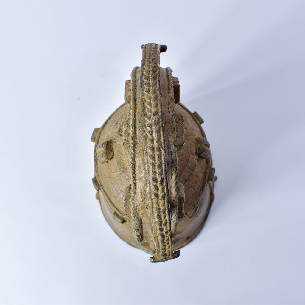 Benin Bronze Portrait Figure Nigeria