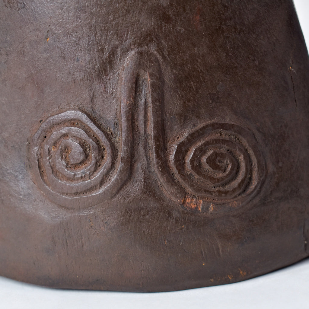 Luba Figural Wood Bell Congo