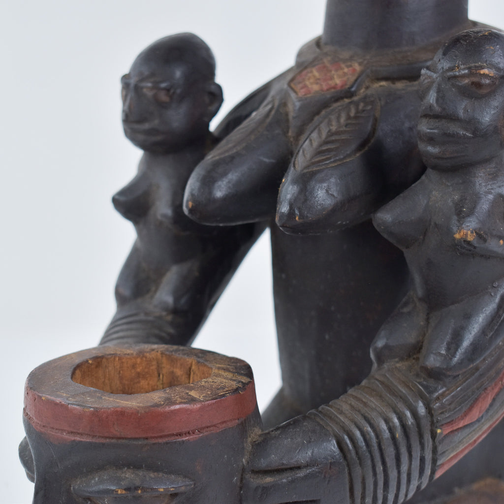 Yoruba Female Bowl Bearer Figure Nigeria