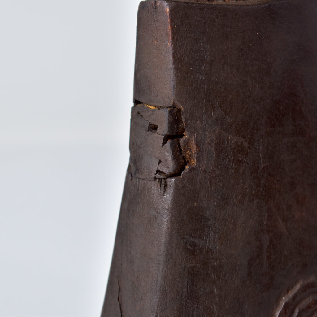 Luba Figural Wood Bell Congo