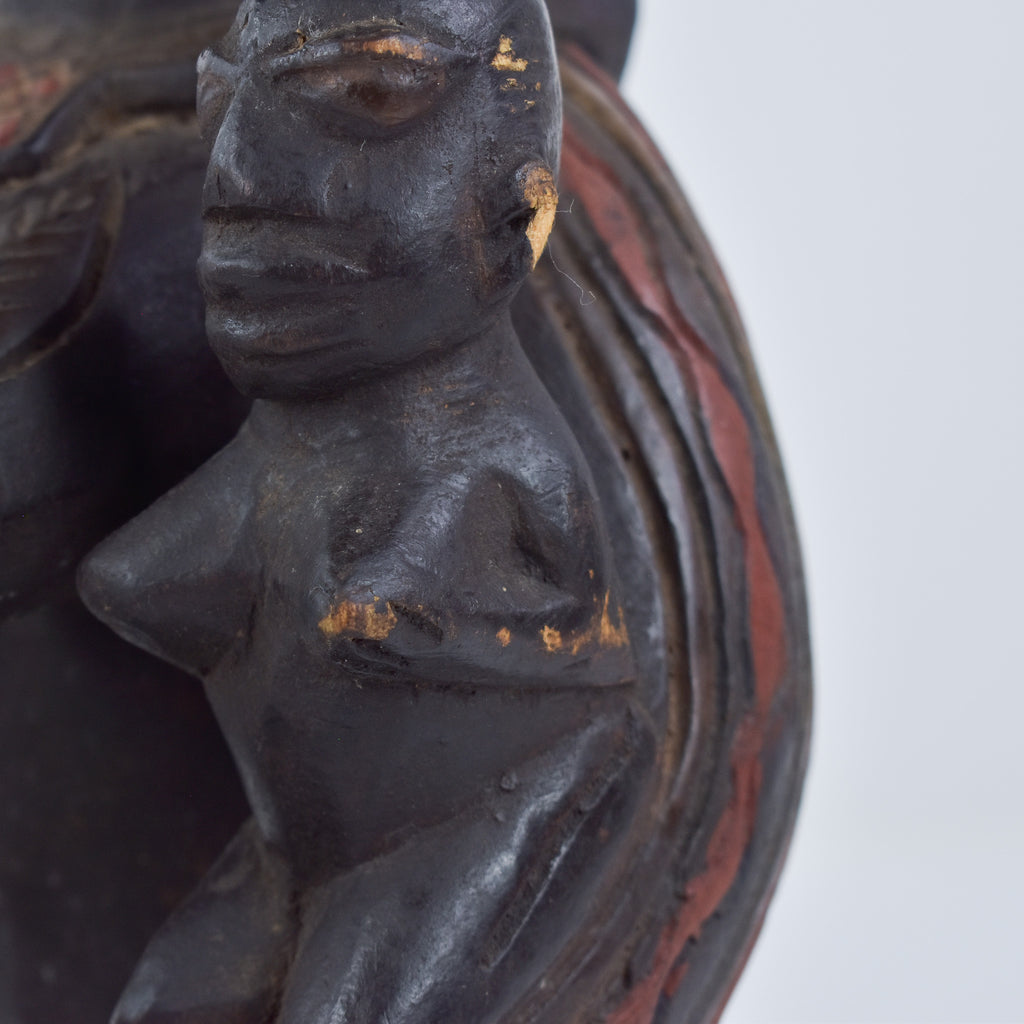 Yoruba Female Bowl Bearer Figure Nigeria