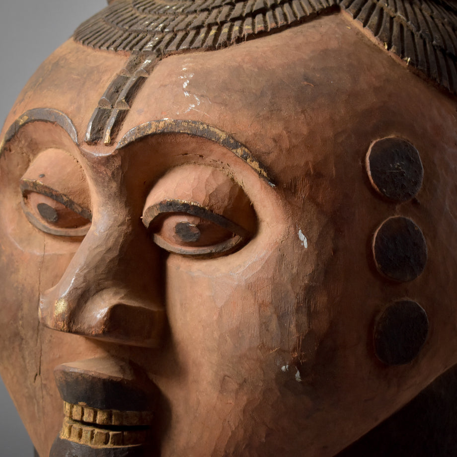 Igbo Huge Wood Carved Mask Nigeria – Africa Direct