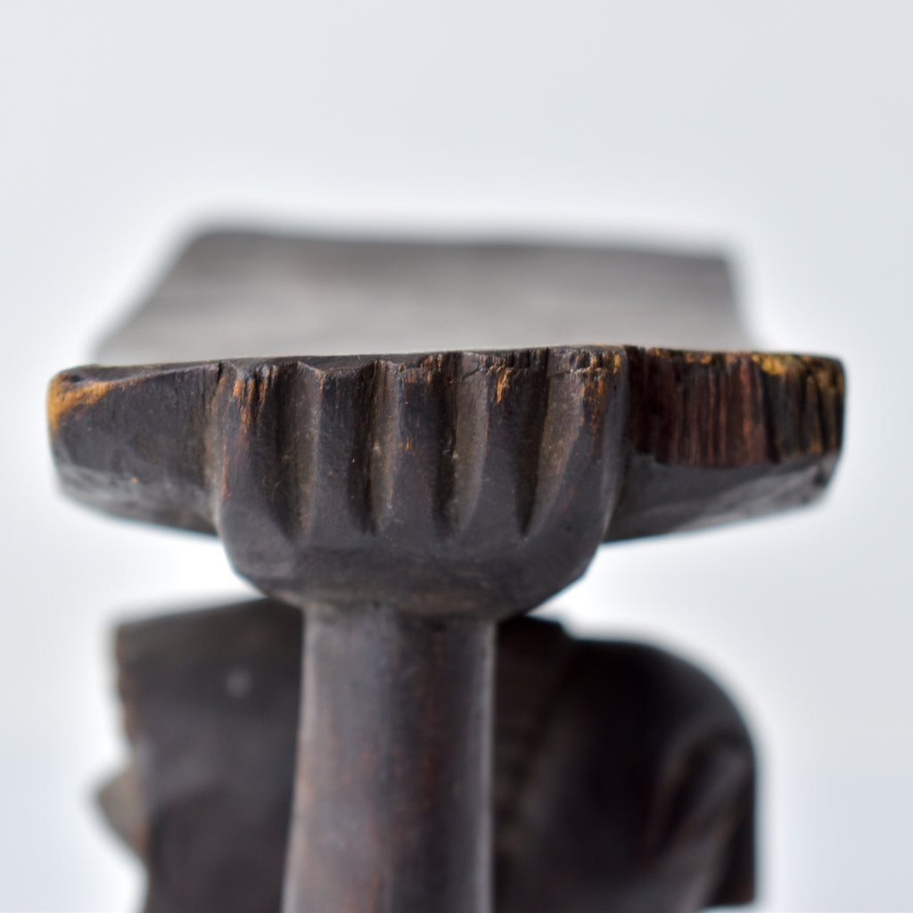 Luba Figural Miniature Headrest Congo