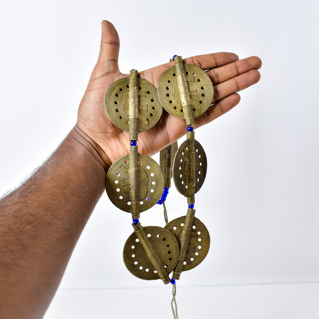 Baule Brass Beads Côte d'Ivoire 30 Inch