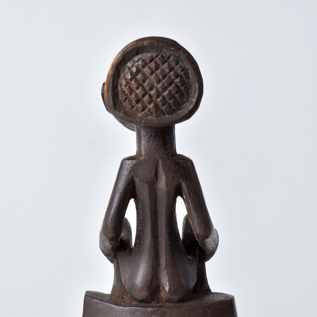 Luba Figural Wood Bell Congo