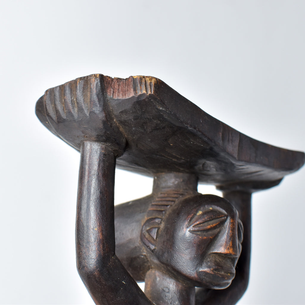 Luba Figural Miniature Headrest Congo