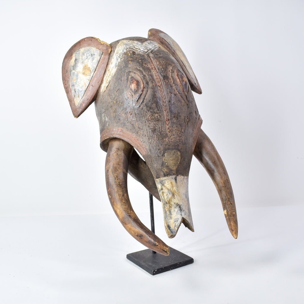 Baule Elephant Mask Cote D'Ivoire