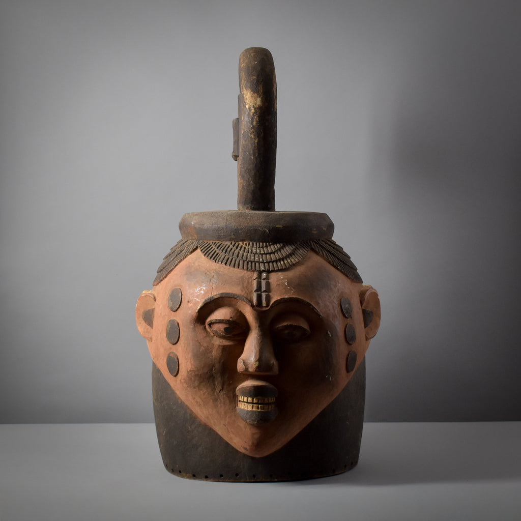 Igbo Huge Wood Carved Mask Nigeria