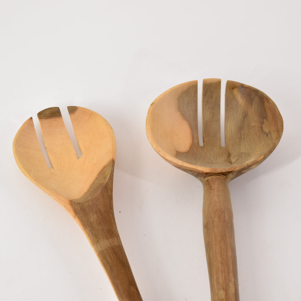 Bone Handle Serving Spoon Set Kenya