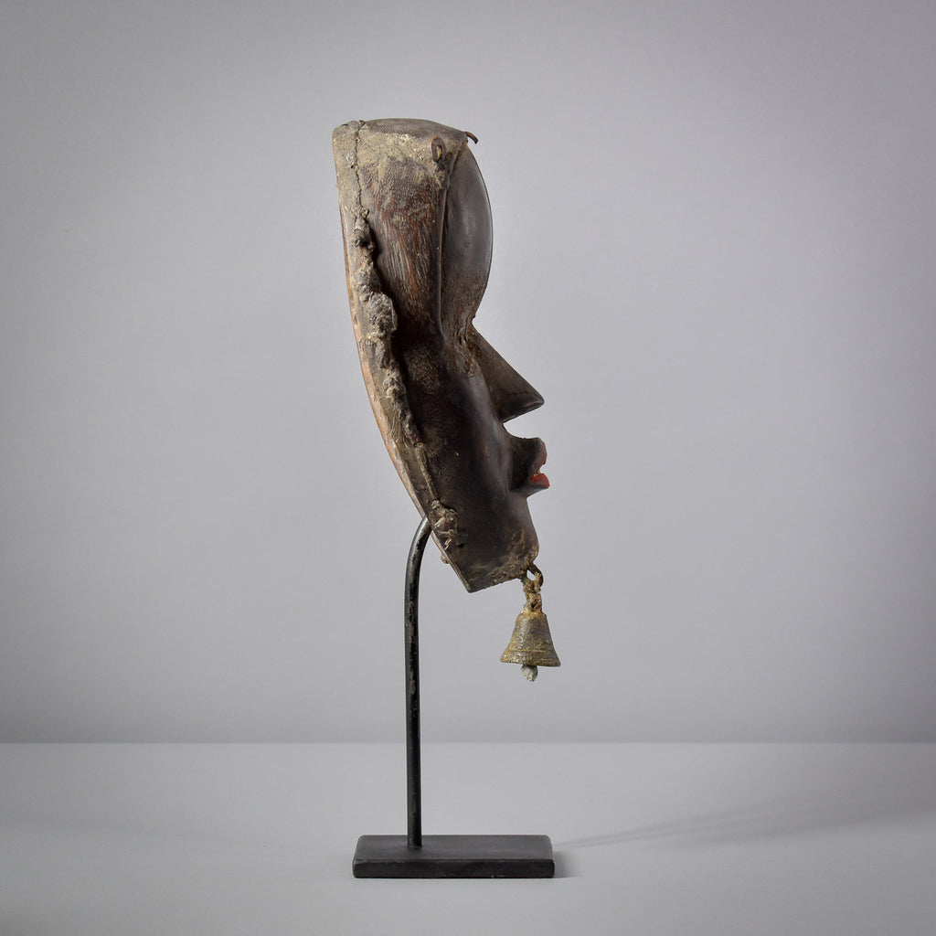 Dan Poro Ceremonial Mask With Bell Liberia
