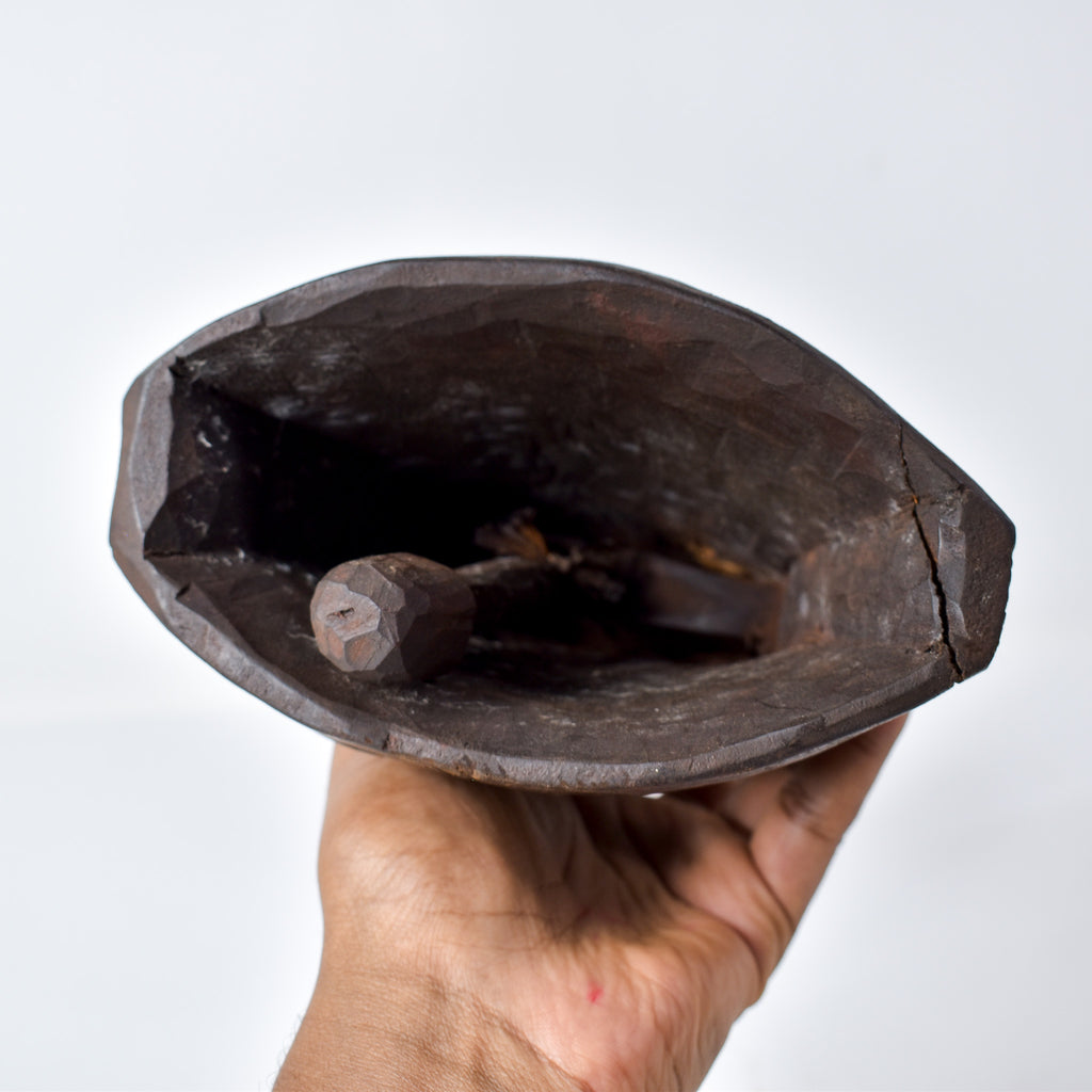 Luba Figural Wood Bell Congo
