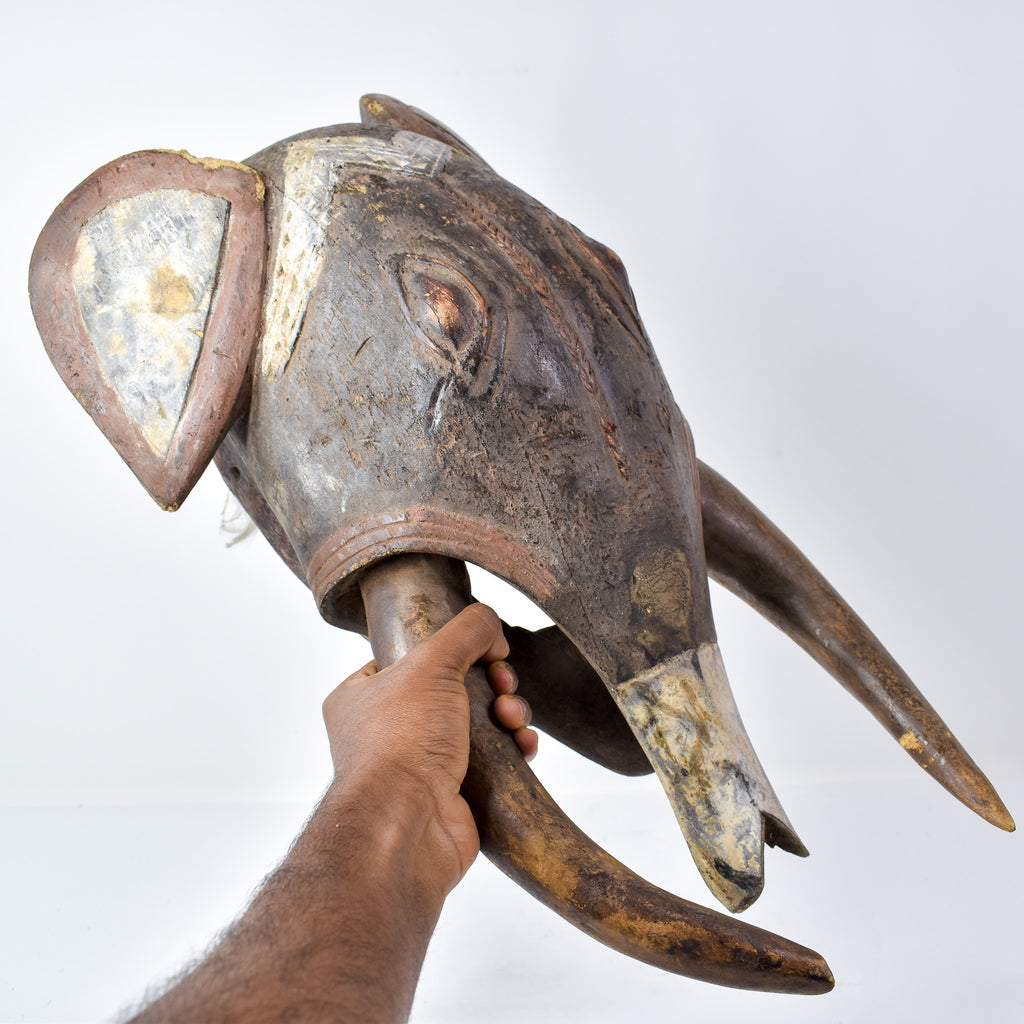 Baule Elephant Mask Cote D'Ivoire
