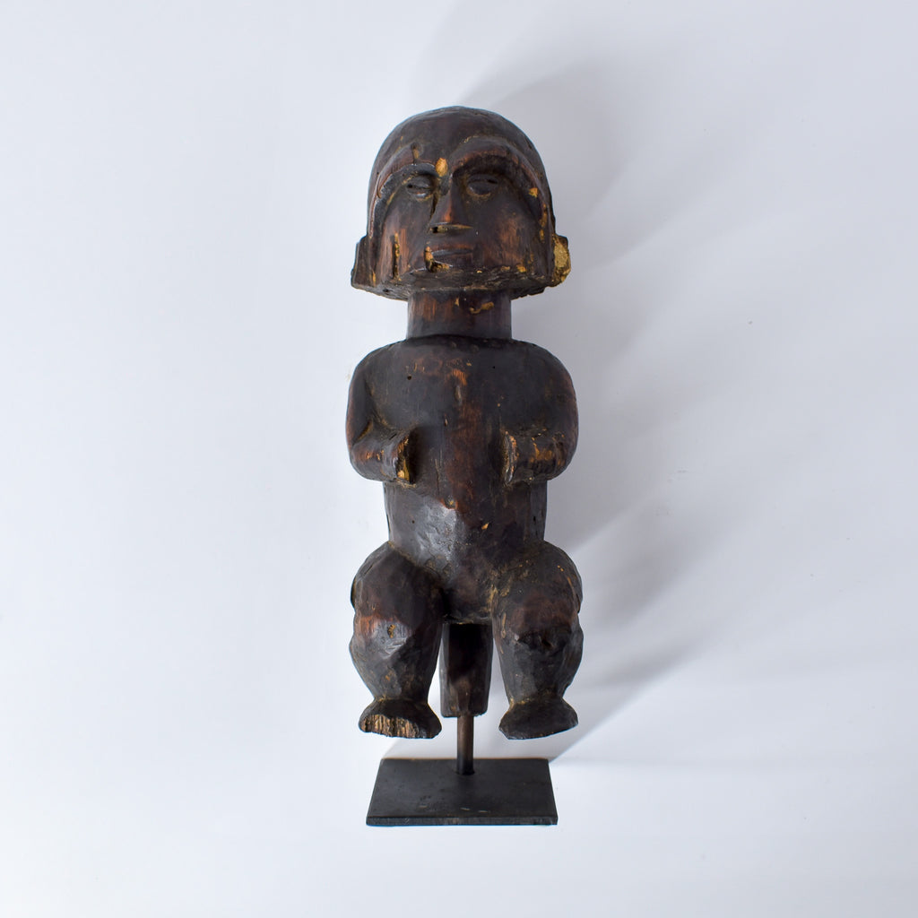 Fang Figure on Custom Base Gabon