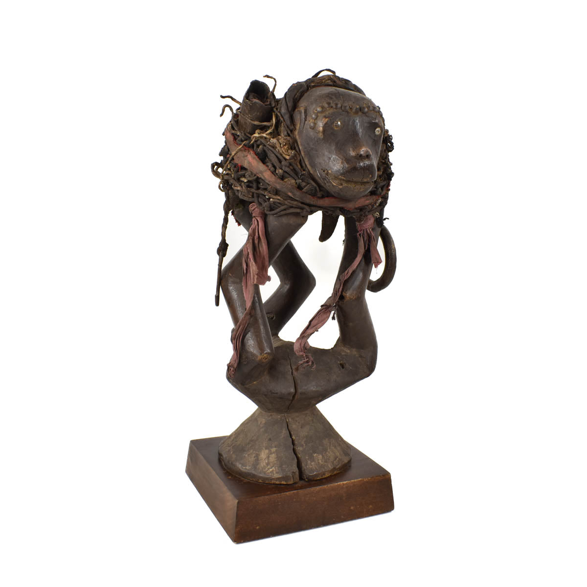 Makonde Abstract Wood Carving on Custom Base Tanzania – Africa Direct