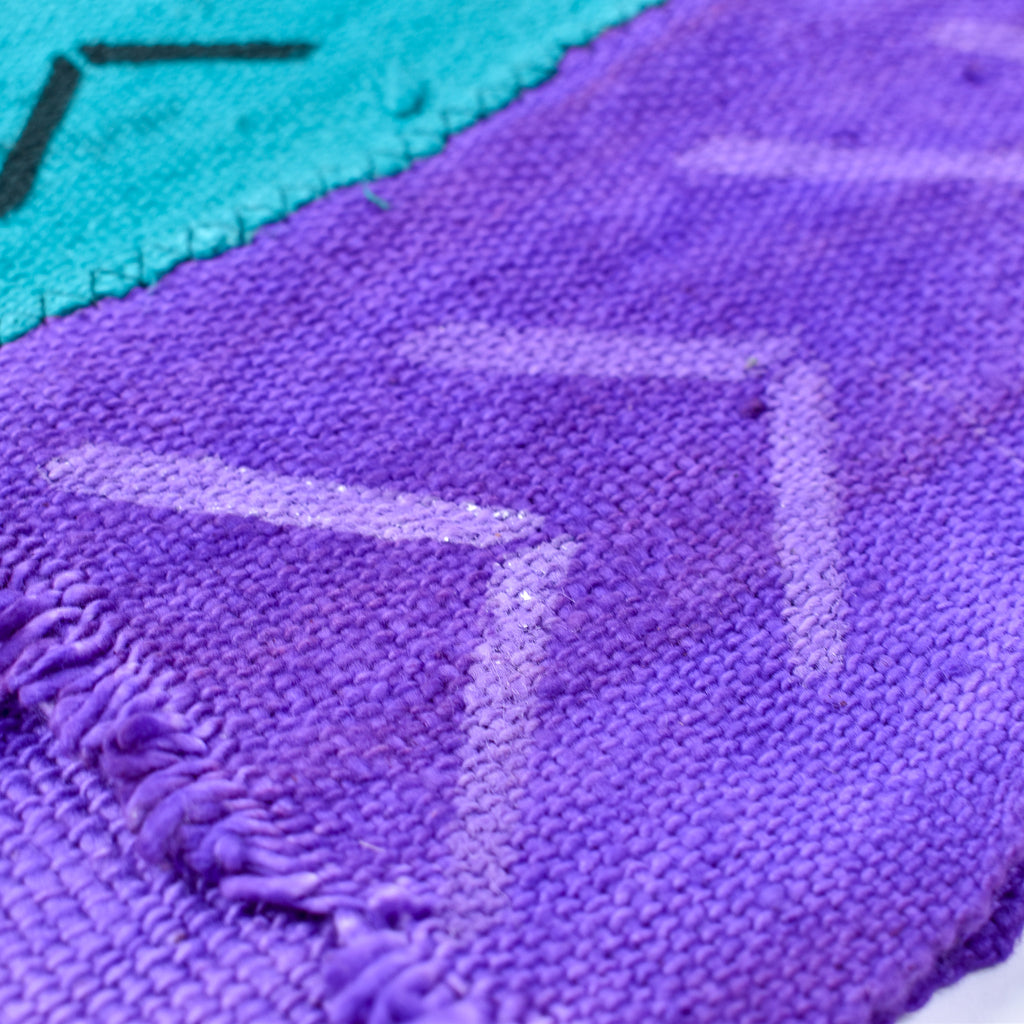 Colorful Mudcloth Textile Mali 65x41 Inch