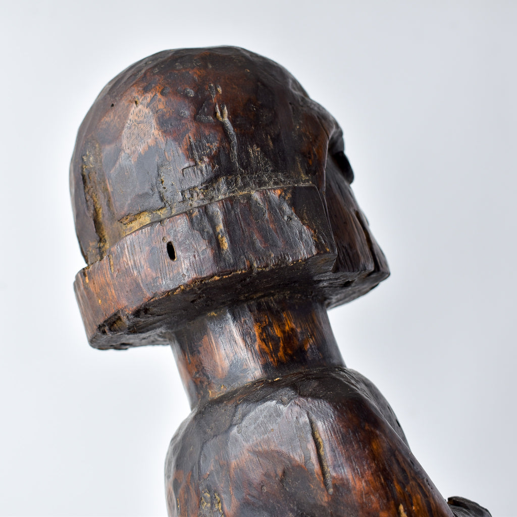Fang Figure on Custom Base Gabon