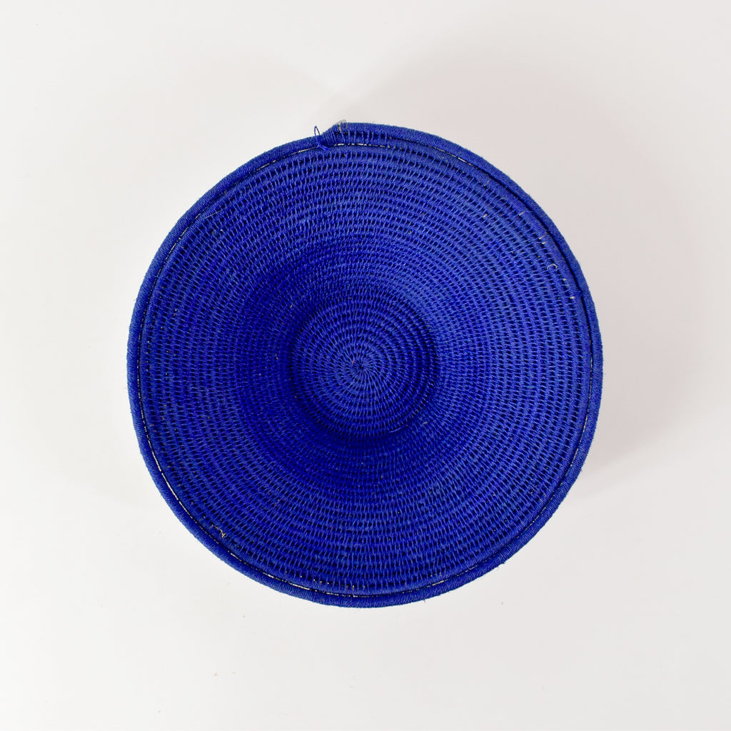 Navy Sisal Handwoven Basket Eswatini