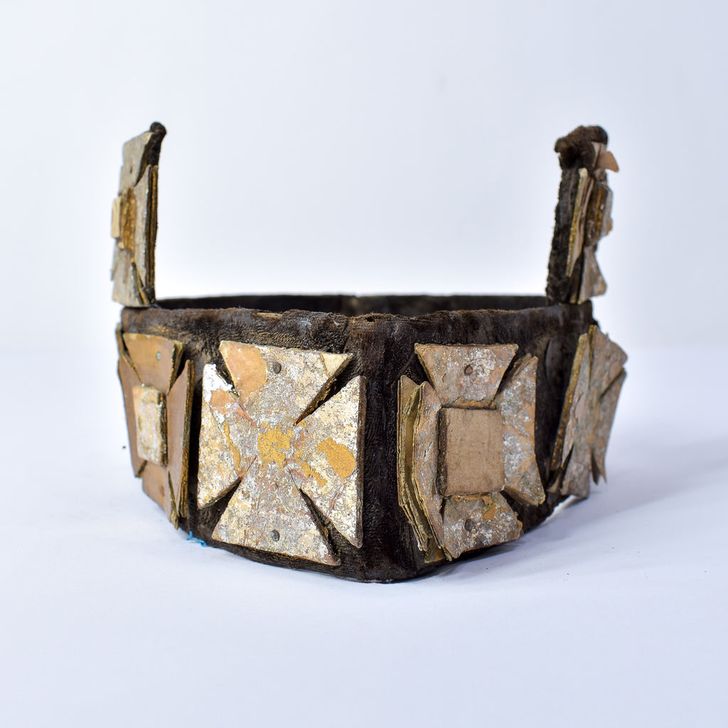 Old Asante Golden Royal Hat Ghana