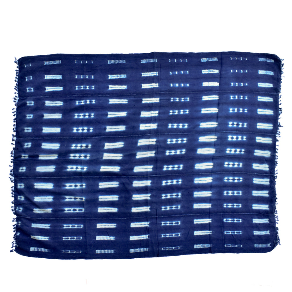 Indigo Textile Dogon or Mossi 60x46 Inch