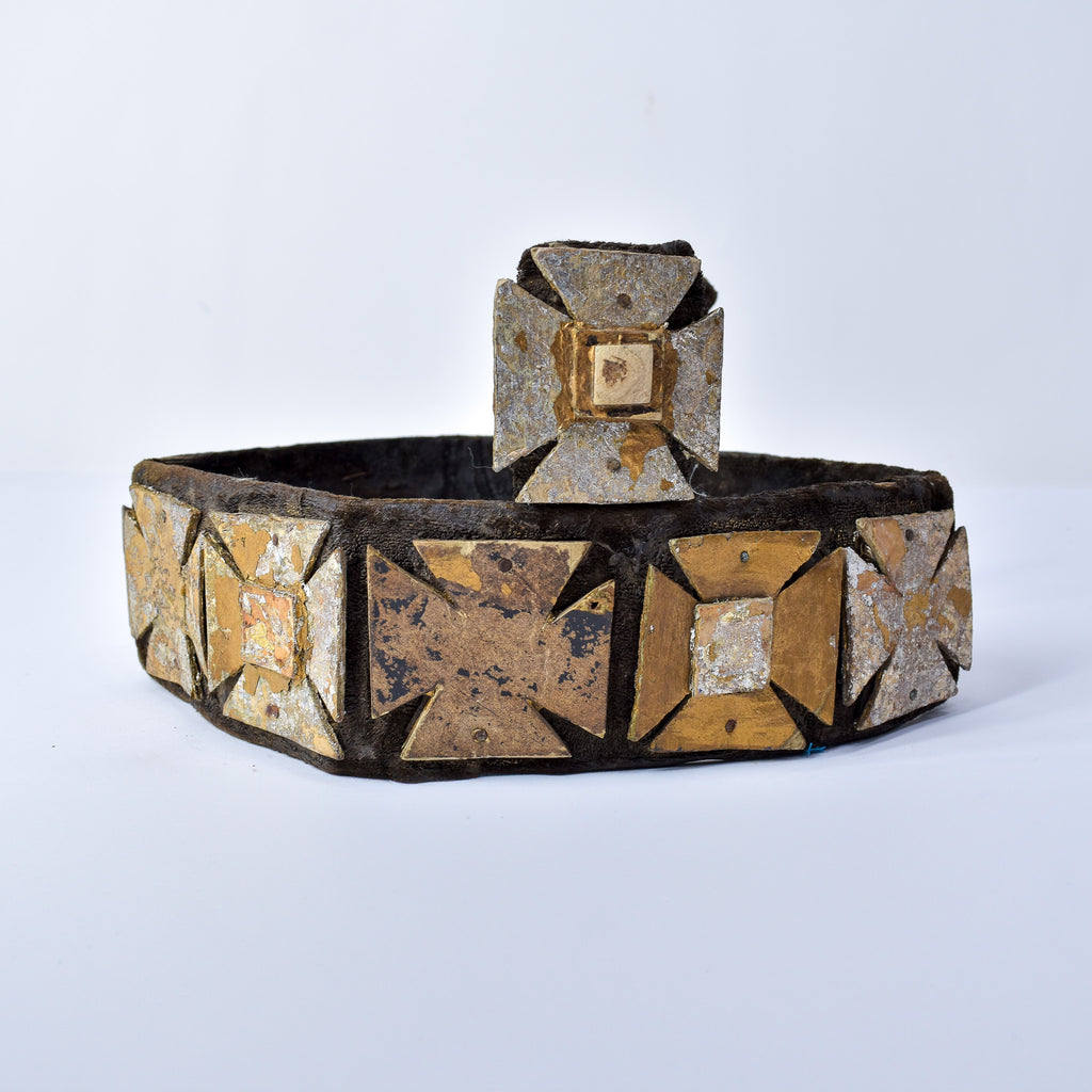 Old Asante Golden Royal Hat Ghana