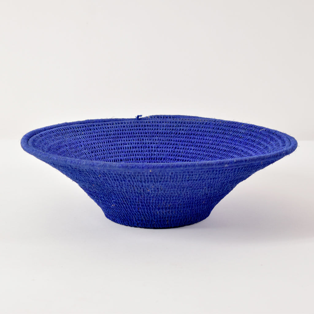 Navy Sisal Handwoven Basket Eswatini