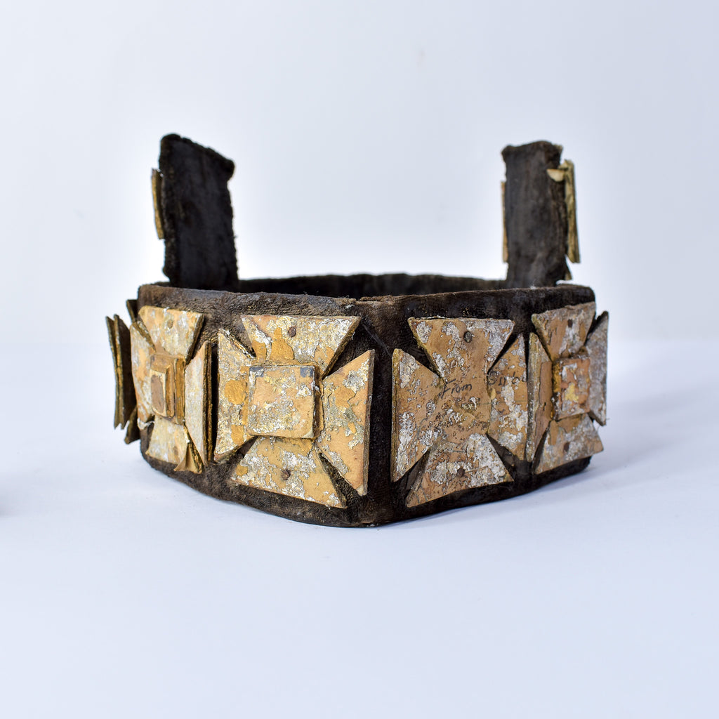 Old Asante Golden Royal Hat Ghana